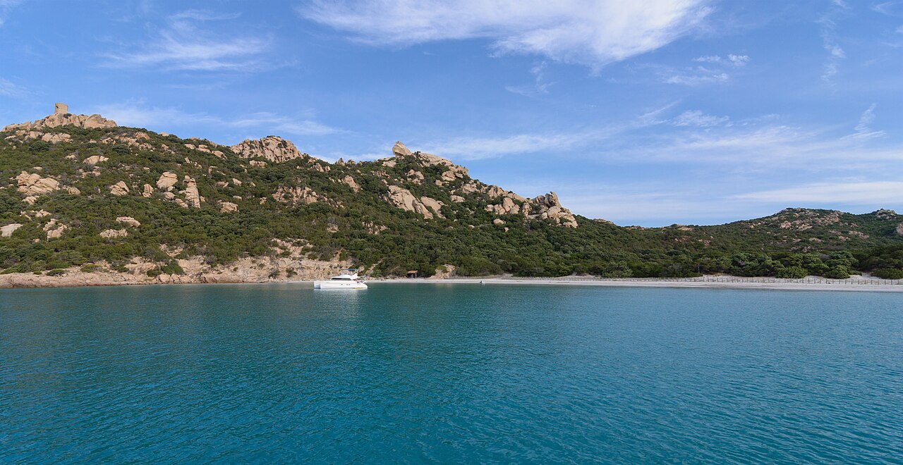 La plage de Roccapina en Corse-du-Sud